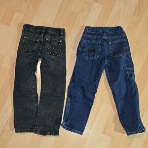 2 Pairs Boys Wranglers 6s Jeans Wrangler Retro